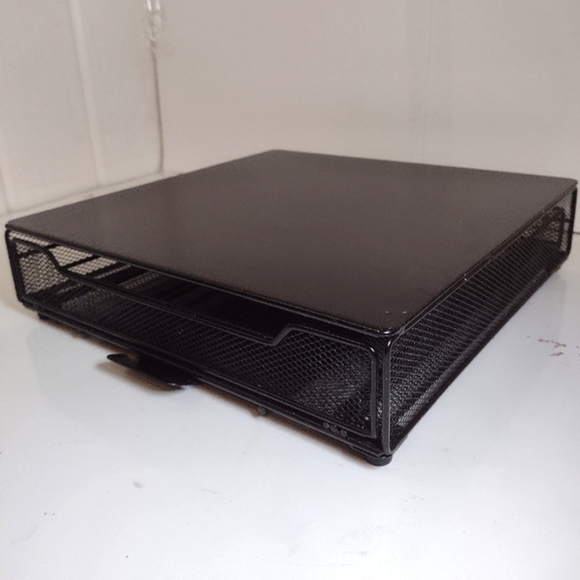 Black Metal Mesh K- Cup Keurig Sliding Rolling Tray - Picture 3 of 8